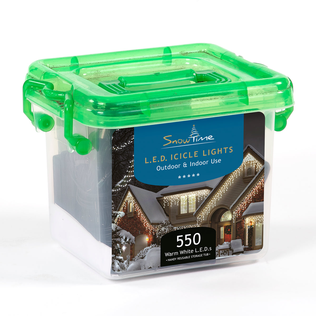 550 Multi-Function Icicle Lights for Festive Lighting