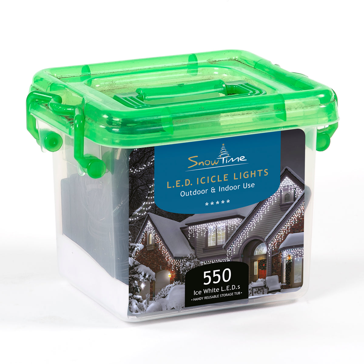 550 Multi-Function Icicle Lights for Festive Lighting