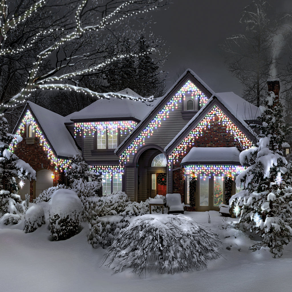 550 Multi-Function Icicle Lights for Festive Lighting