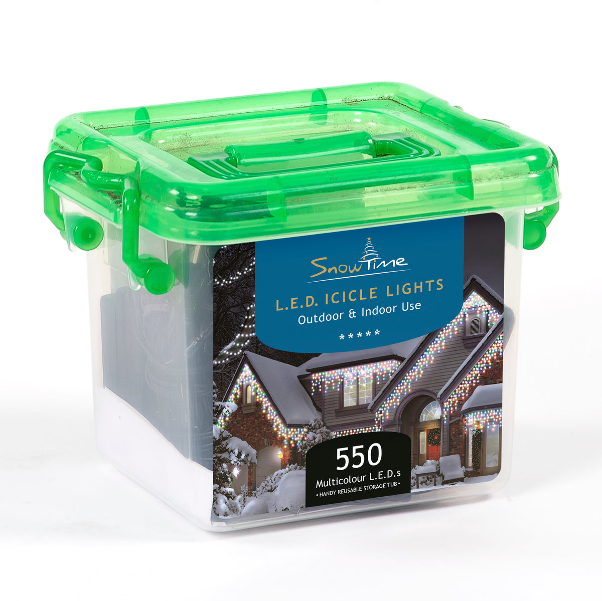 550 Multi-Function Icicle Lights for Festive Lighting