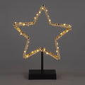 33cm Metal Star with 56 Warm White LEDs