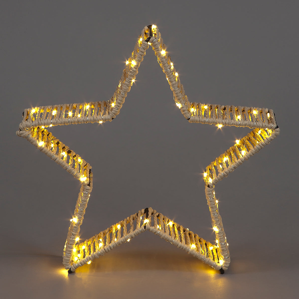 27cm Metal Star with 93 Warm White LEDs