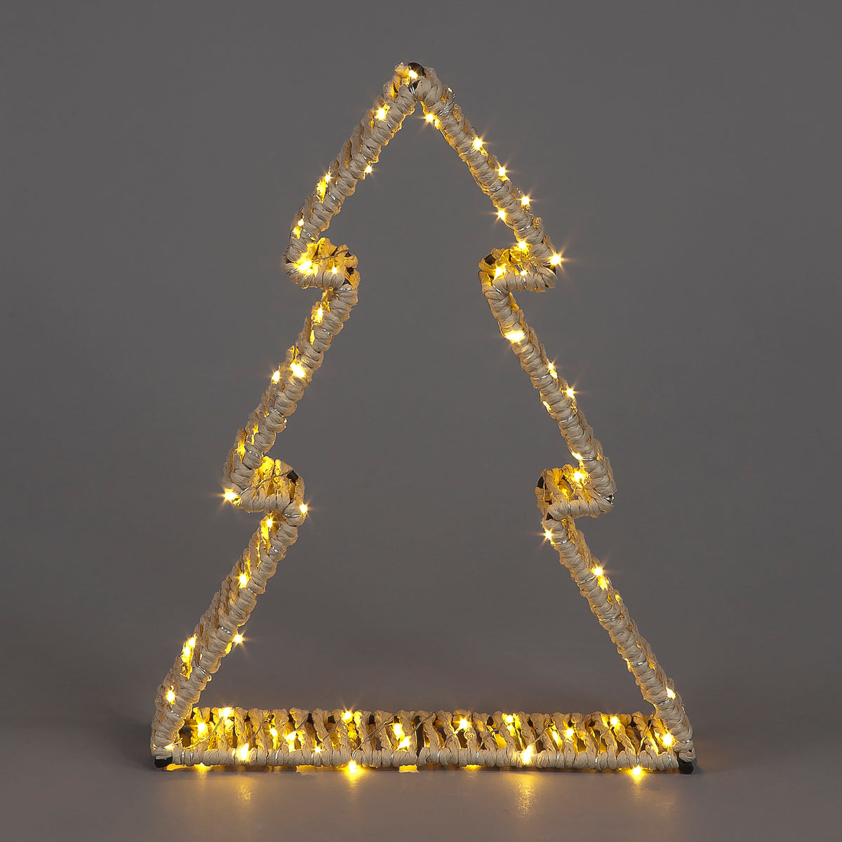 29cm Metal Christmas Tree with 87 Warm White LEDs