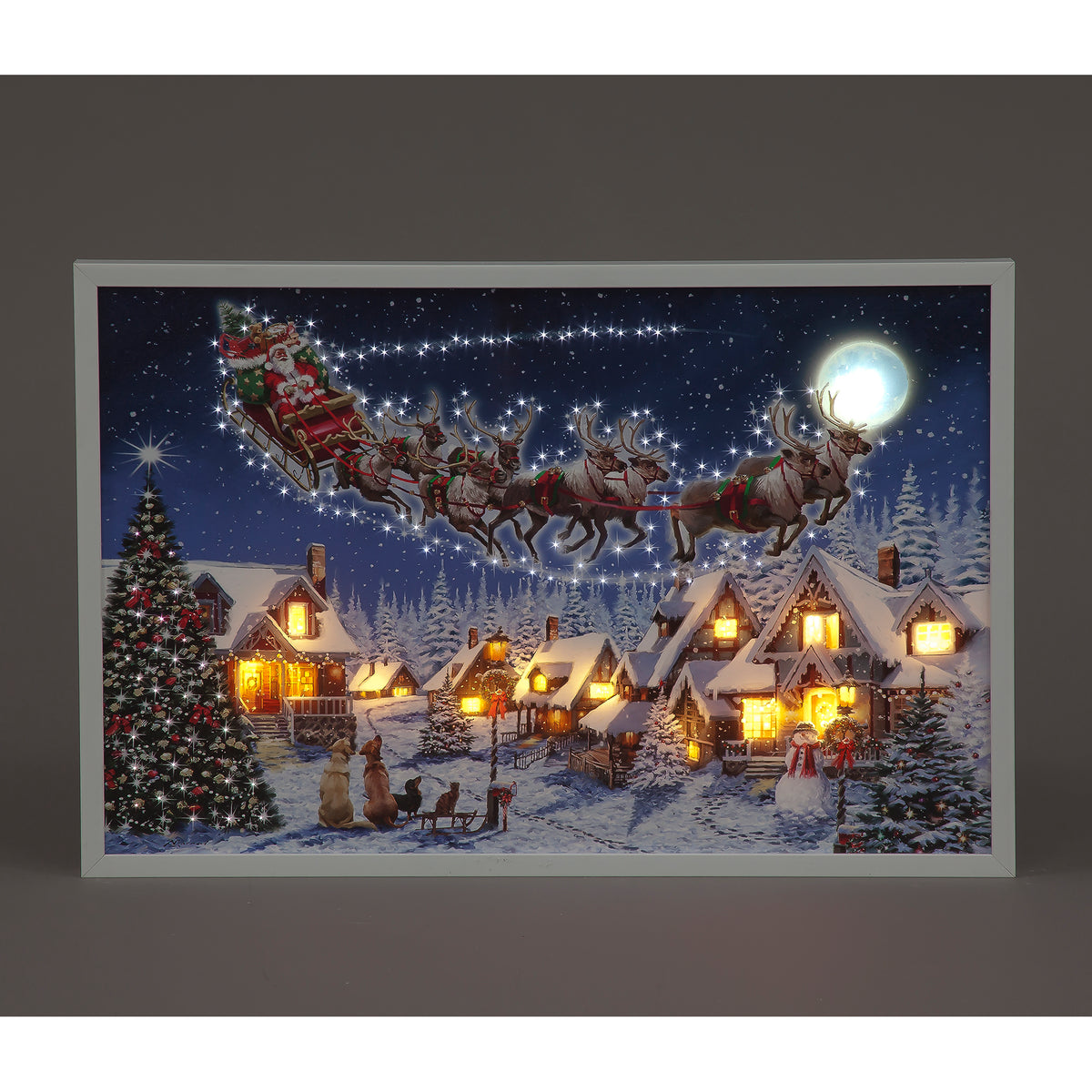 40x60cm LED Wall Art - Christmas Eve Design