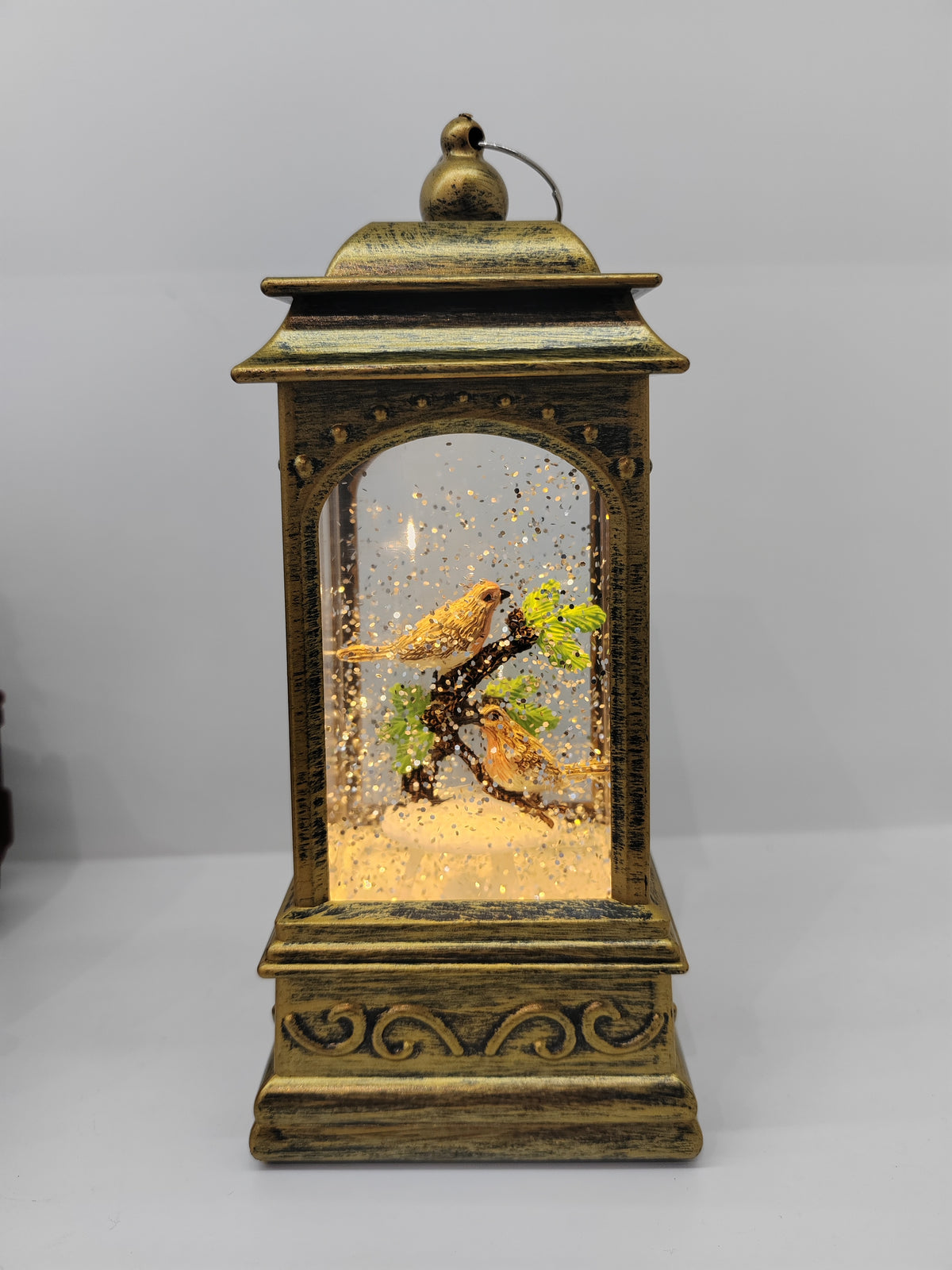 20cm Robins Water Lantern with LED Illumination