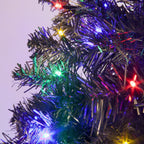 Pre-lit Deluxe Green Christmas Tree with Multi-Coloured Lights