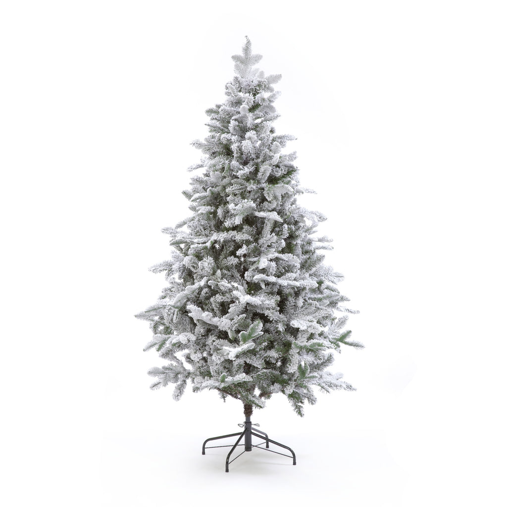 Diamond Lake Flocked PE Christmas Tree