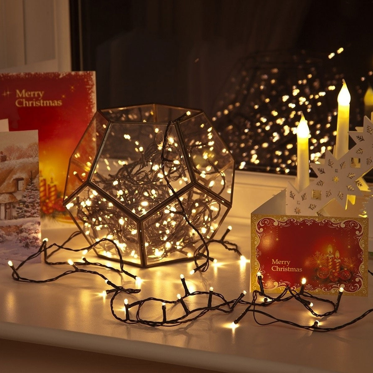Energizer Battery Operated 50 Multi-Function Christmas Lights