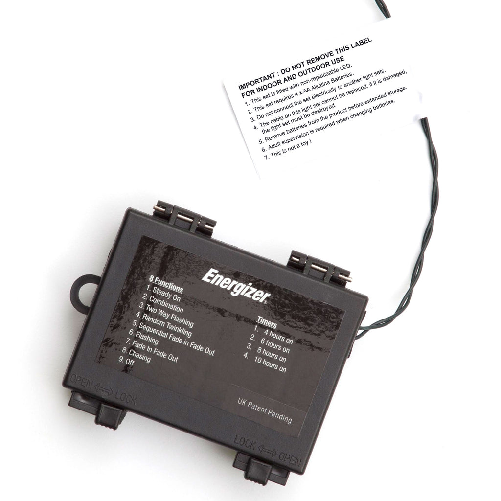 Energizer Battery Operated 50 Multi-Function Christmas Lights
