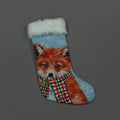 Battery Operated Fibre Optic Fox Stocking (50cm)