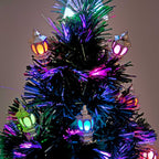 Victoriana Colour Changing Lantern Fibre Optic Christmas Tree