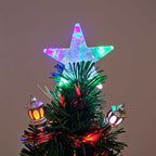 Victoriana Colour Changing Lantern Fibre Optic Christmas Tree
