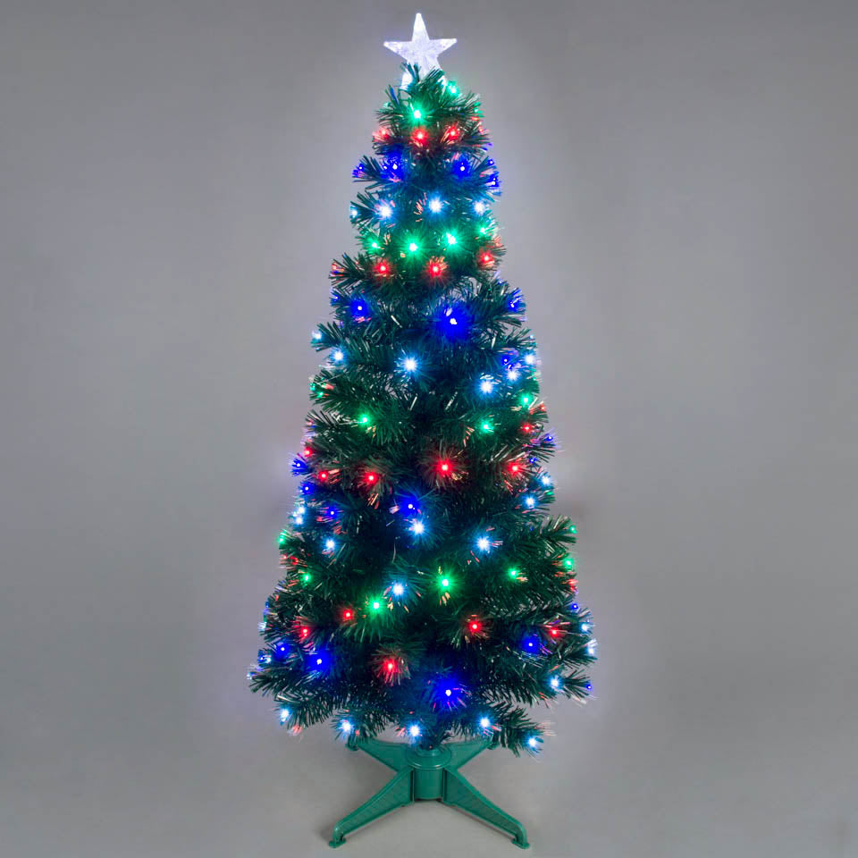 Galaxy Multi-Colour Fibre Optic Christmas Tree with LEDs