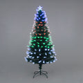 Snowburst Fibre-Optic Christmas Tree with Multi-Coloured LEDs