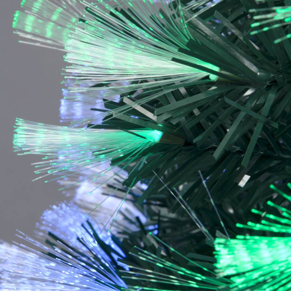 Snowburst Fibre-Optic Christmas Tree with Multi-Coloured LEDs