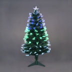 Starbright Fibre Optic Christmas Tree with Green, White & Blue LEDs