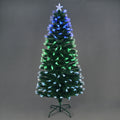 Starbright Fibre Optic Christmas Tree with Green, White & Blue LEDs