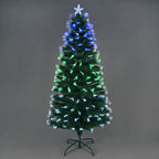 Starbright Fibre Optic Christmas Tree with Green, White & Blue LEDs