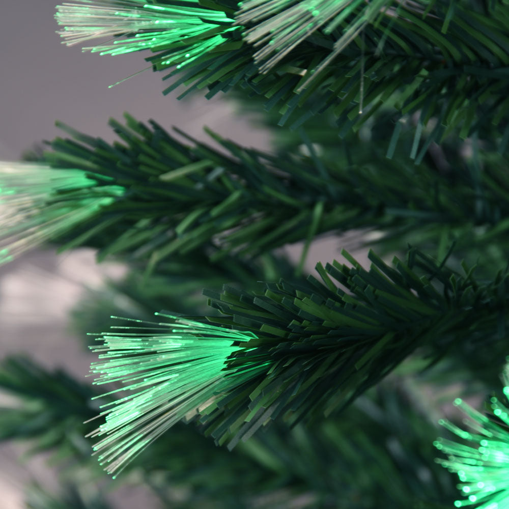 Starbright Fibre Optic Christmas Tree with Green, White & Blue LEDs