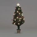Fibre Optic 120cm Winter Berry Tree 22 Warm White LEDs