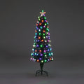 Fibre Optic 90cm Epsilon Star Tree Multi-Colour LEDs/80 Tips Christmas Trees