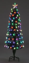Fibre Optic 180cm Epsilon Star Tree Multi-Colour LEDs/210 Tips Christmas Decoration