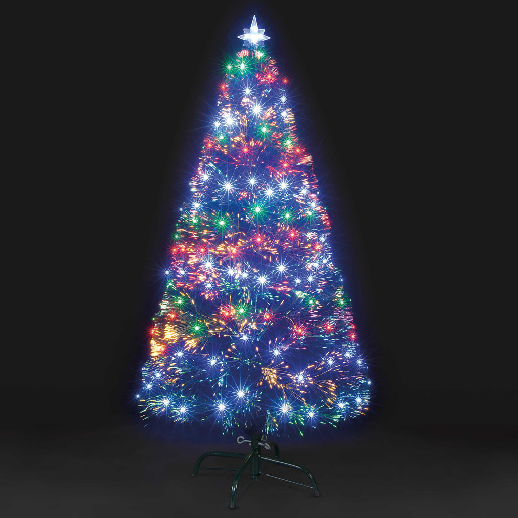 Galaxy Multi-Colour Fibre Optic Christmas Tree with LEDs