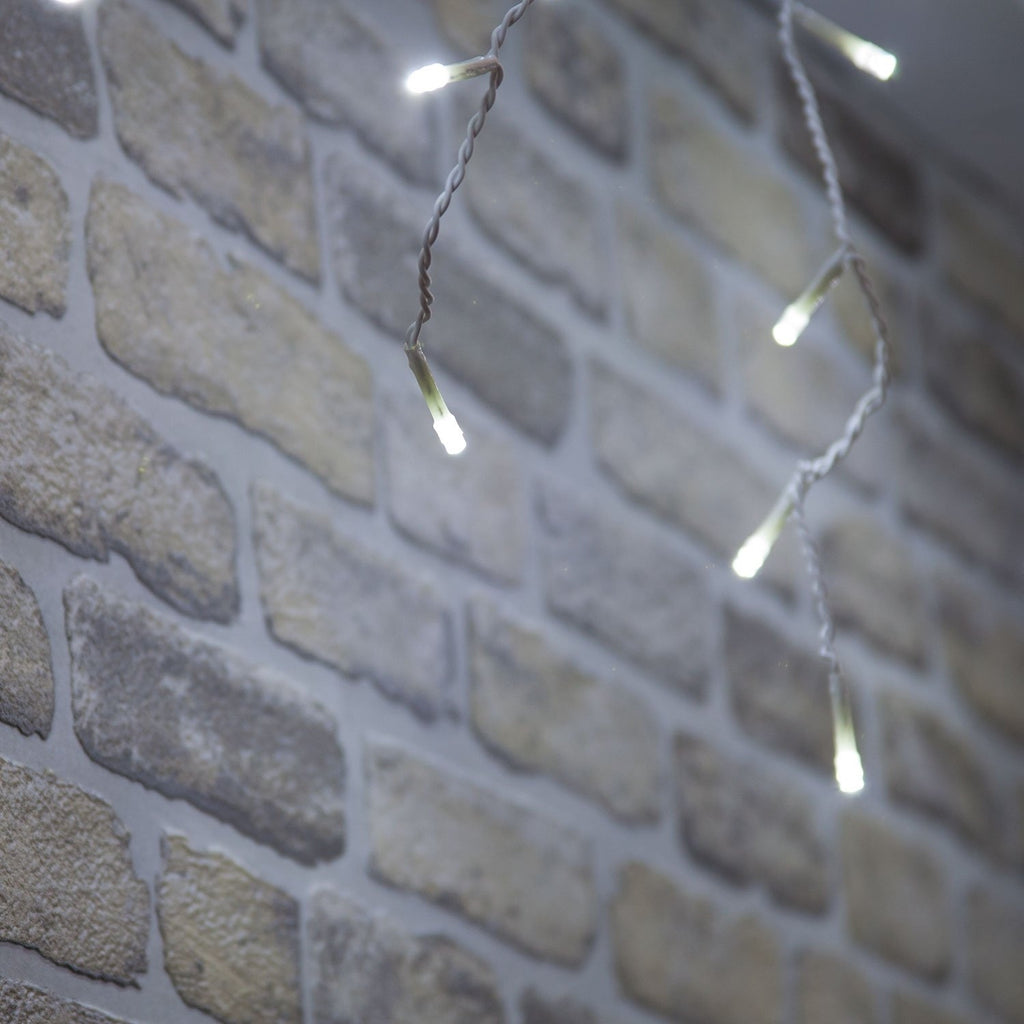 300 LED Connectable Christmas Icicle Lights