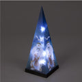Battery Operated 35cm Laser Pyramid - The Snowman and Friends