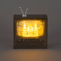 Battery Operated 21cm Water Retro TV With The Snowman