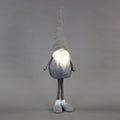 Grey Standing Gonk Battery Operated 84cm LED Plush Decoration