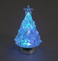 Battery Operated 23cm LED Christmas Tree With Water Colour Change