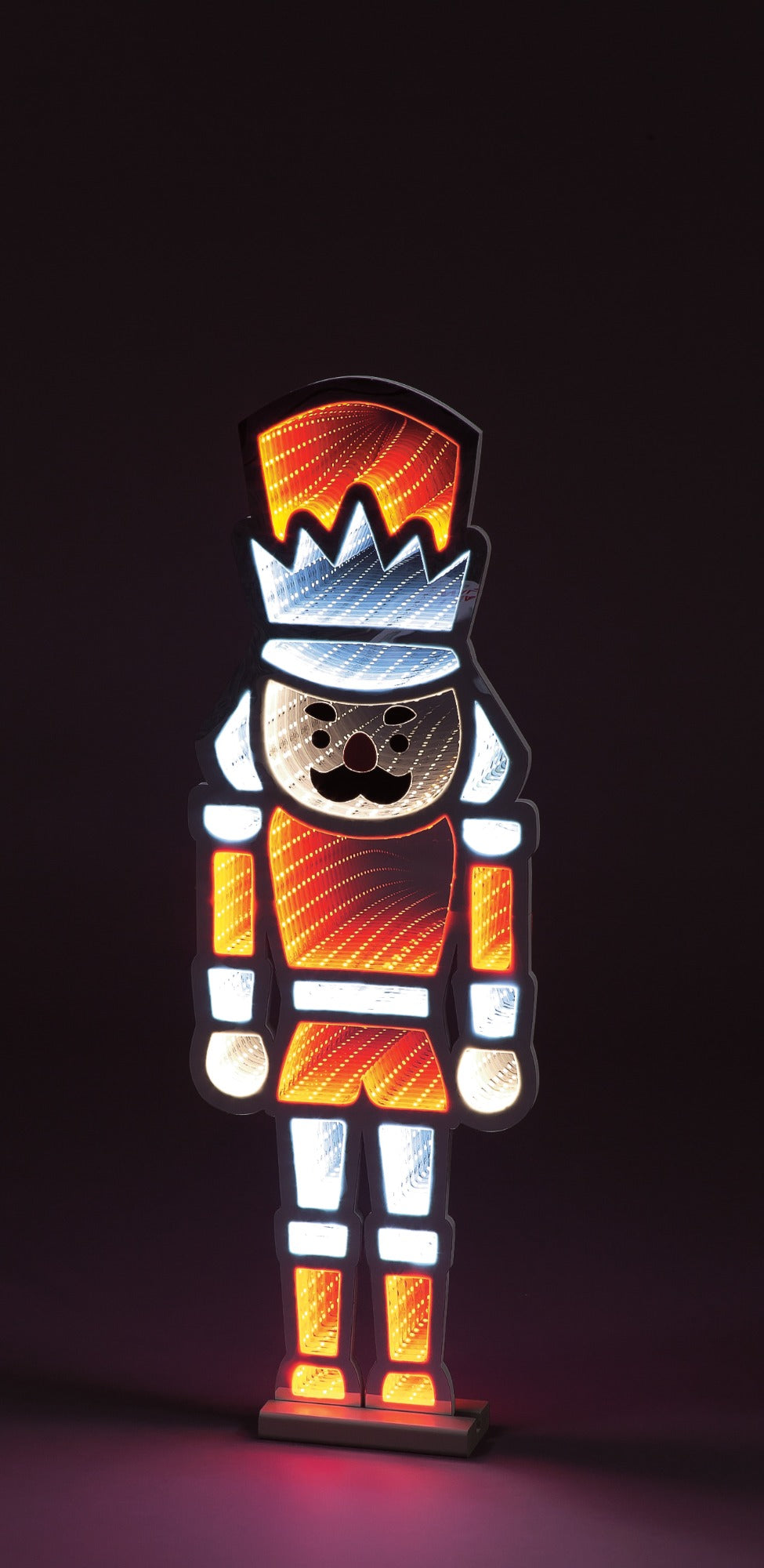 87cm Infinity Standing Nutcracker with Metal Base