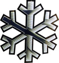 60cm Infinity Light Hanging Snowflake Outdoor Christmas Decoration