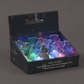 Battery Operated 10cm LED Shaped Tea Light Red Green Blue 3 Asstd Christmas Decoration