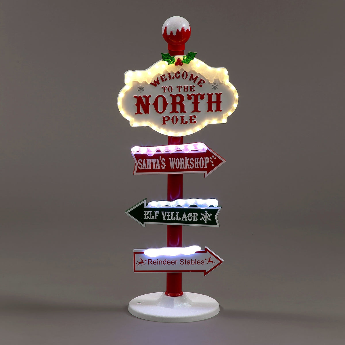 95cm North Pole Sign  Christmas Decoration