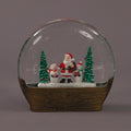 Christmas B/O 19cm Water Dome with Santa Snowmen & Trees