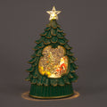 26cm LED Water Tree with Santa