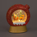 20cm LED Water Bauble with Santa - Winter Wonderland