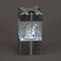 16cm Snowman Water Gift Box with LED Lights