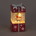 16cm Santa Water Gift Box with LED Illumination