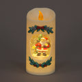 20cm Santa Water Candle with Warm White LED