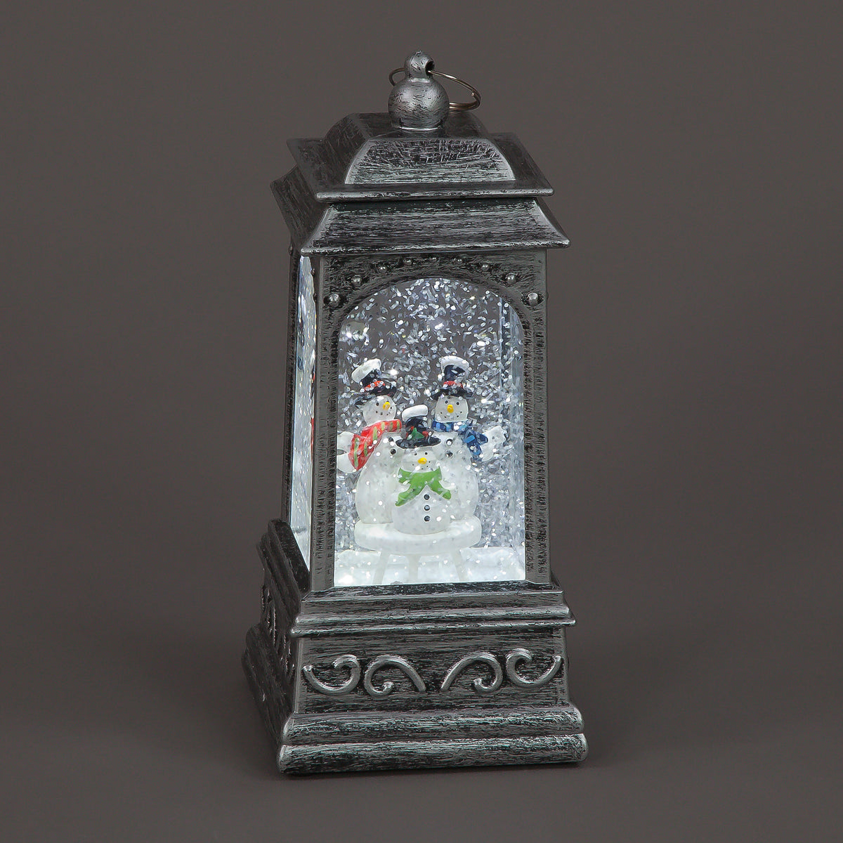 20cm Snowmen Water Lantern with LED Light