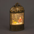 24cm LED Water Cage with Santa - Winter Wonderland