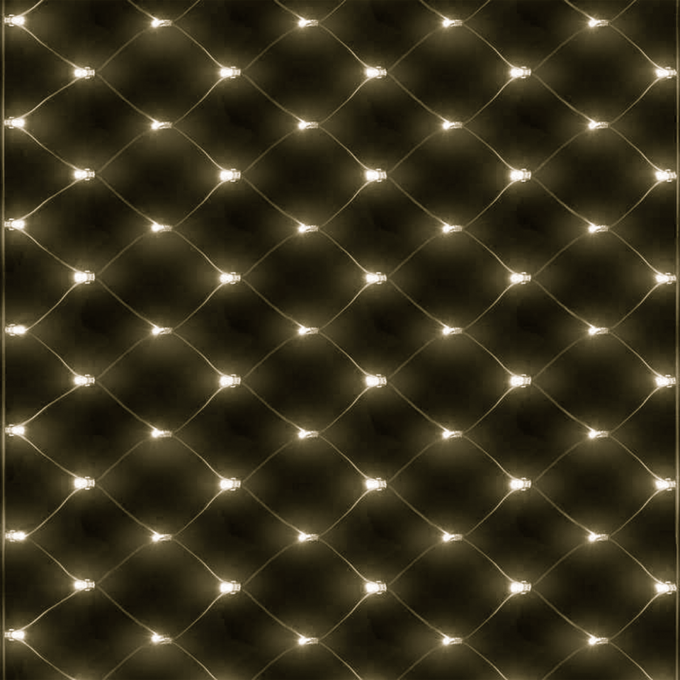 4ft Christmas Twinkling Chasing Net Lights With 100 LEDs