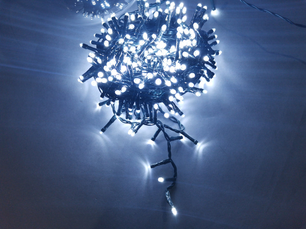 200 White Multi-Function Christmas Lights with Timer
