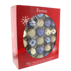 52 Piece Christmas Tree Bauble Decoration Pack