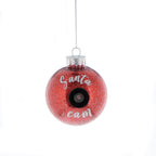 8cm Red "Santa Cam" Shatterproof Bauble