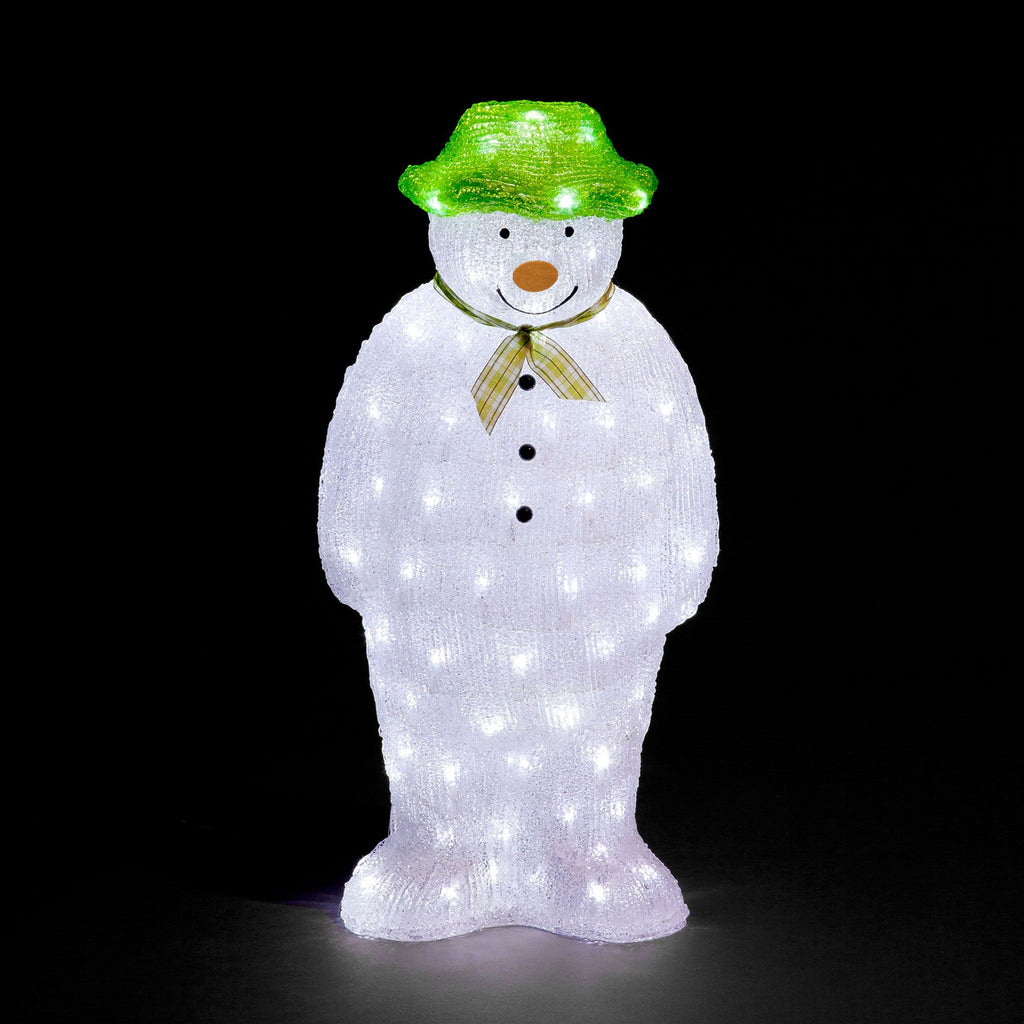 The Snowman Acrylic with 100 LEDs