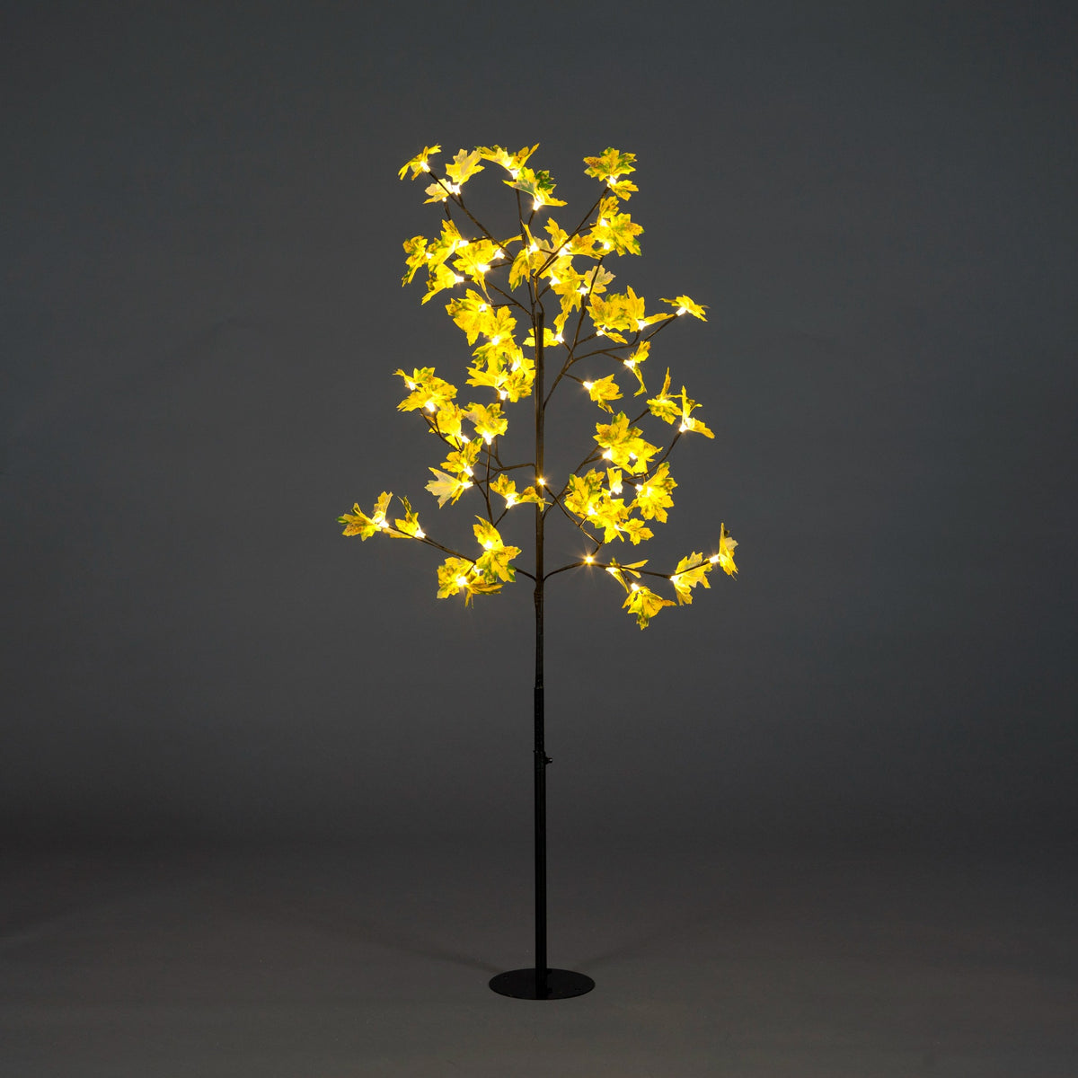 Pre-Lit Artificial Autumn Maple Leaf Christmas Tree (5ft or 6ft)